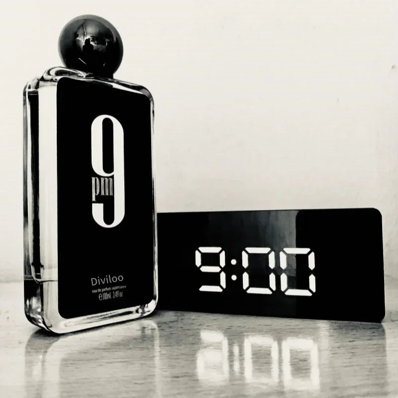 9PM Men's Perfume 100ML 3.4FL.OZ, Long Lasting Gourmet Oriental Notes Cologne, Eau De Parfum, Feronomas Perfume Hombre
