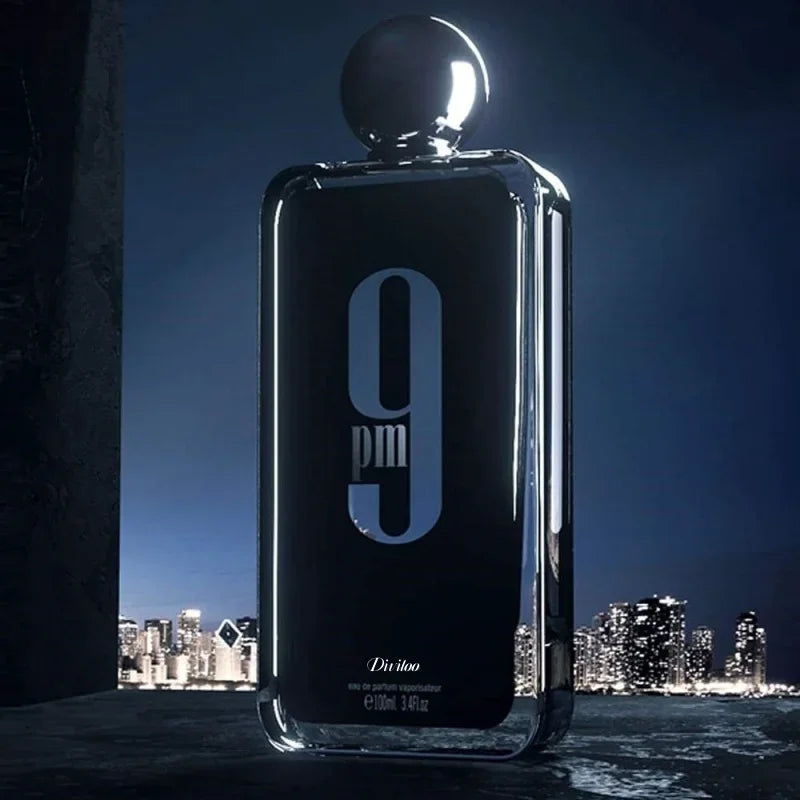 9PM Men's Perfume 100ML 3.4FL.OZ, Long Lasting Gourmet Oriental Notes Cologne, Eau De Parfum, Feronomas Perfume Hombre