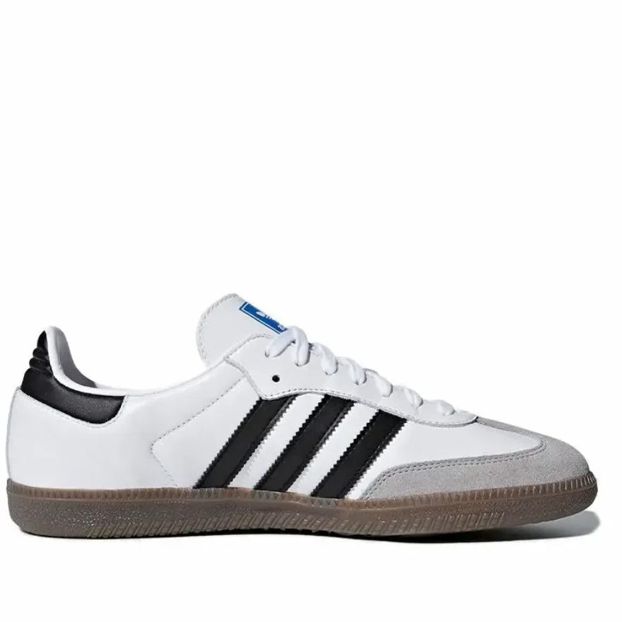 Adidas originals  soft upper with a relaxed feel low top sneakers unisex black, white and gray