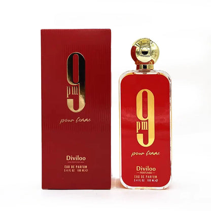 100ml/ 3.4oz Original 9PM/9AM Men's Perfume Arabian Perfume Light FragranceLong-lasting Fragrance Pheromone Charming Charm Gift