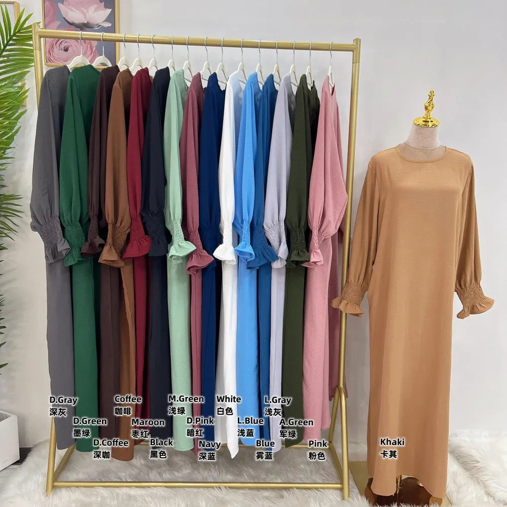 Abaya and Khimar Set Jilbab 2 Piece Ramadan Long Hijab Dress Muslim Prayer Clothes Jilbabs for Women Turkey Islam Dubai Outfit