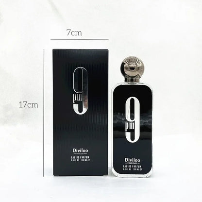 9PM Men's Perfume 100ML 3.4FL.OZ, Long Lasting Gourmet Oriental Notes Cologne, Eau De Parfum, Feronomas Perfume Hombre