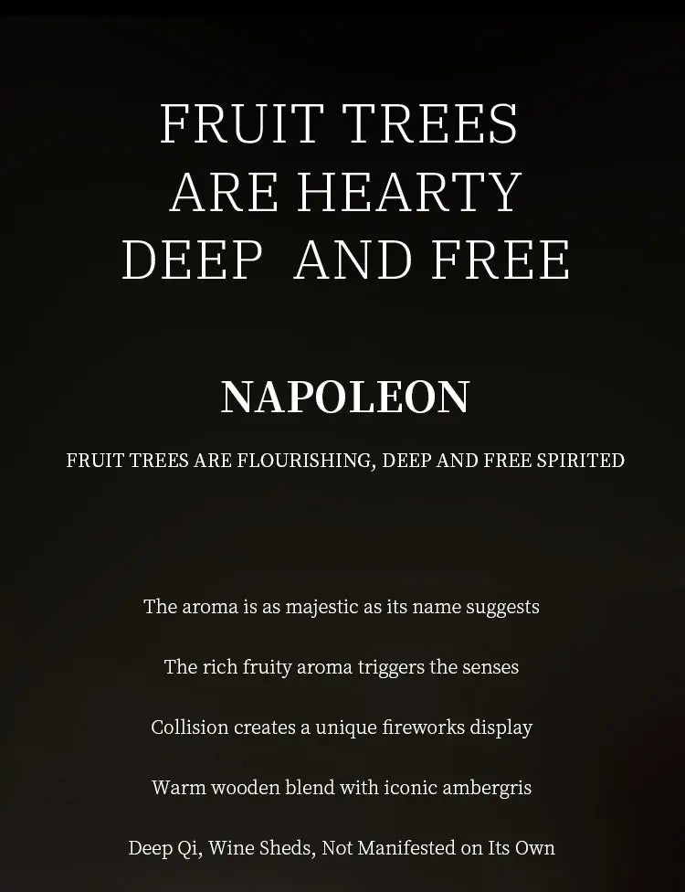 100ML Men's Napoleon Knight Perfume Pure Ocean Fragrance Fruit Wood Fragrance Covering Sweat Flavor Body Flavor